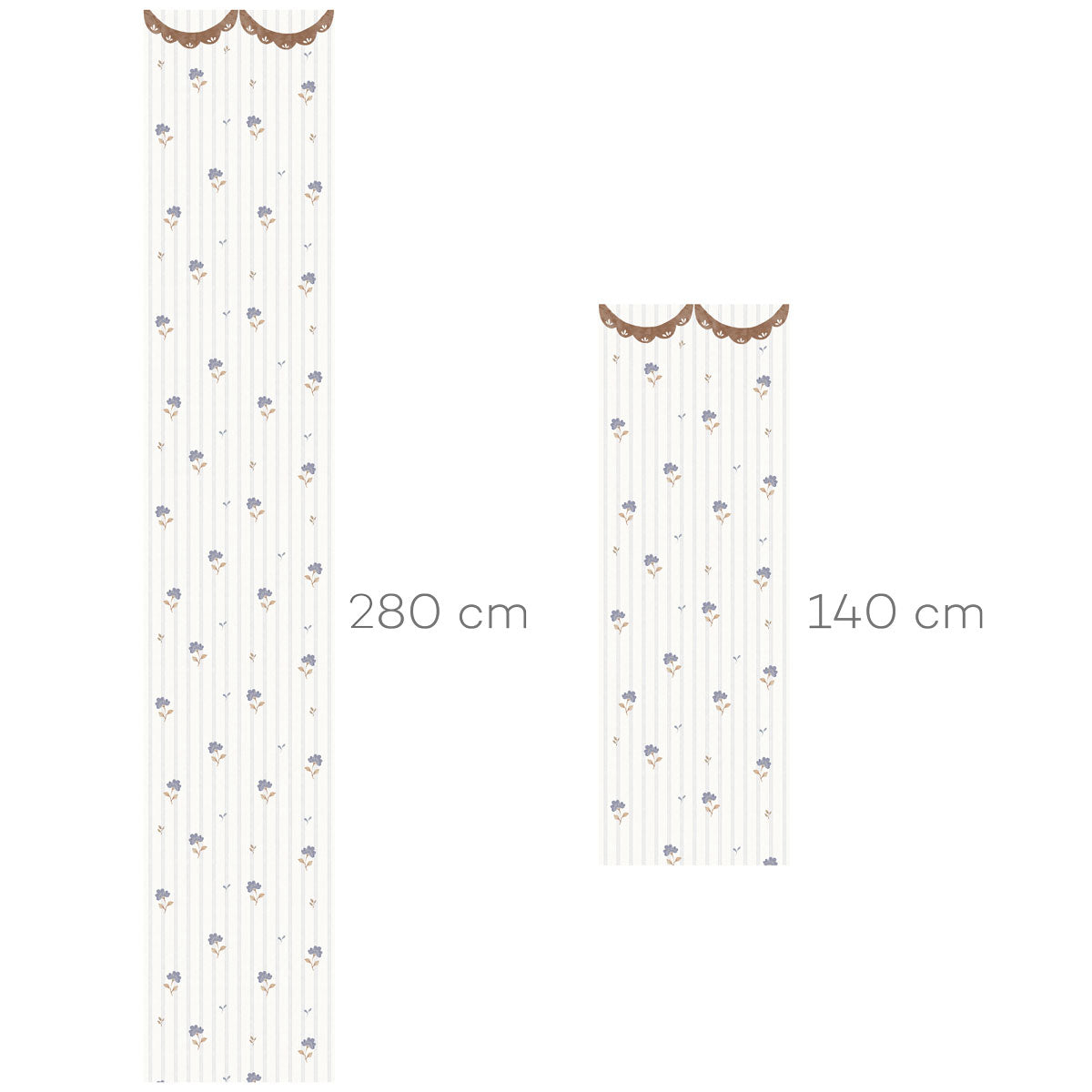 Delicate retro flowers with ornament Wallpaper
