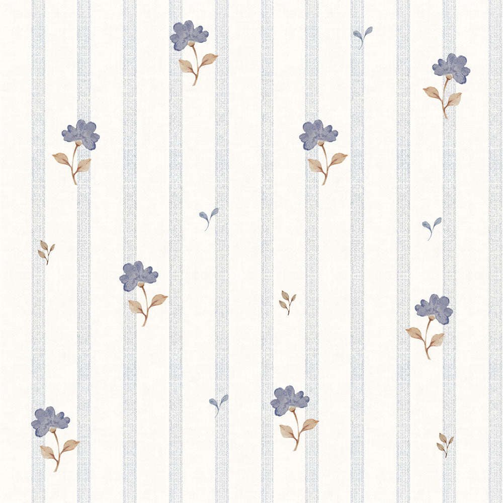 Delicate retro flowers Wallpaper