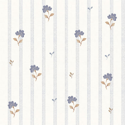 Delicate retro flowers Wallpaper