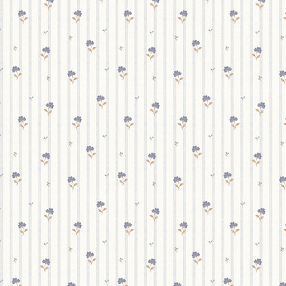 Delicate retro flowers Wallpaper