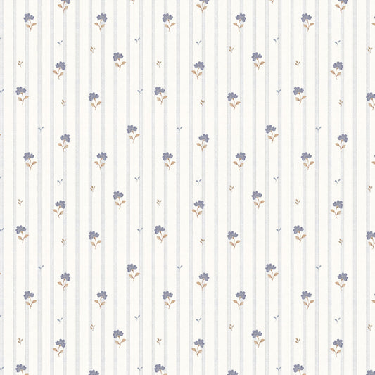 Delicate retro flowers Wallpaper
