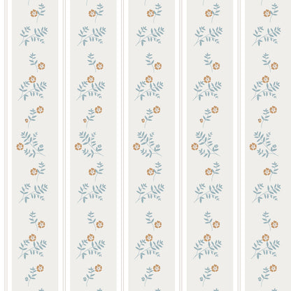 French Cottage Flowers Wallpaper