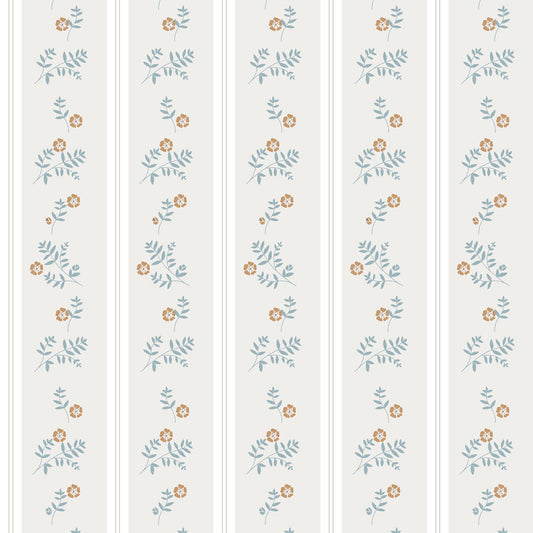French Cottage Flowers Wallpaper