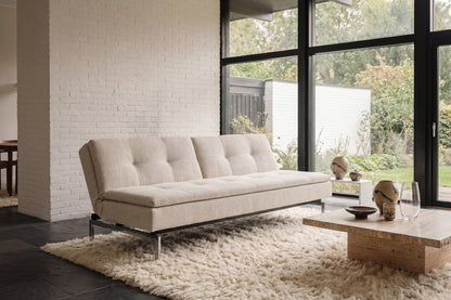 DUBLEXO Sofa Bed Chrome 115x210CM