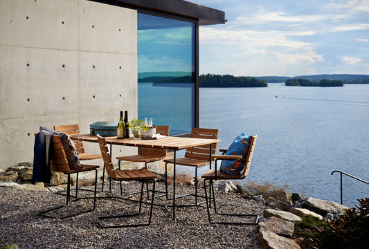 Grinda dining set for six