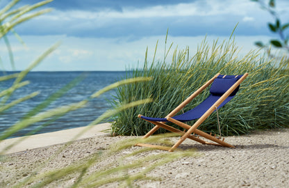 H55 lounge chair in navy blue