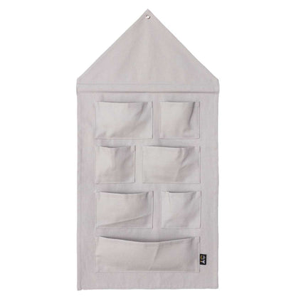 HOUSE SHAPED Organizer Cotton Grey