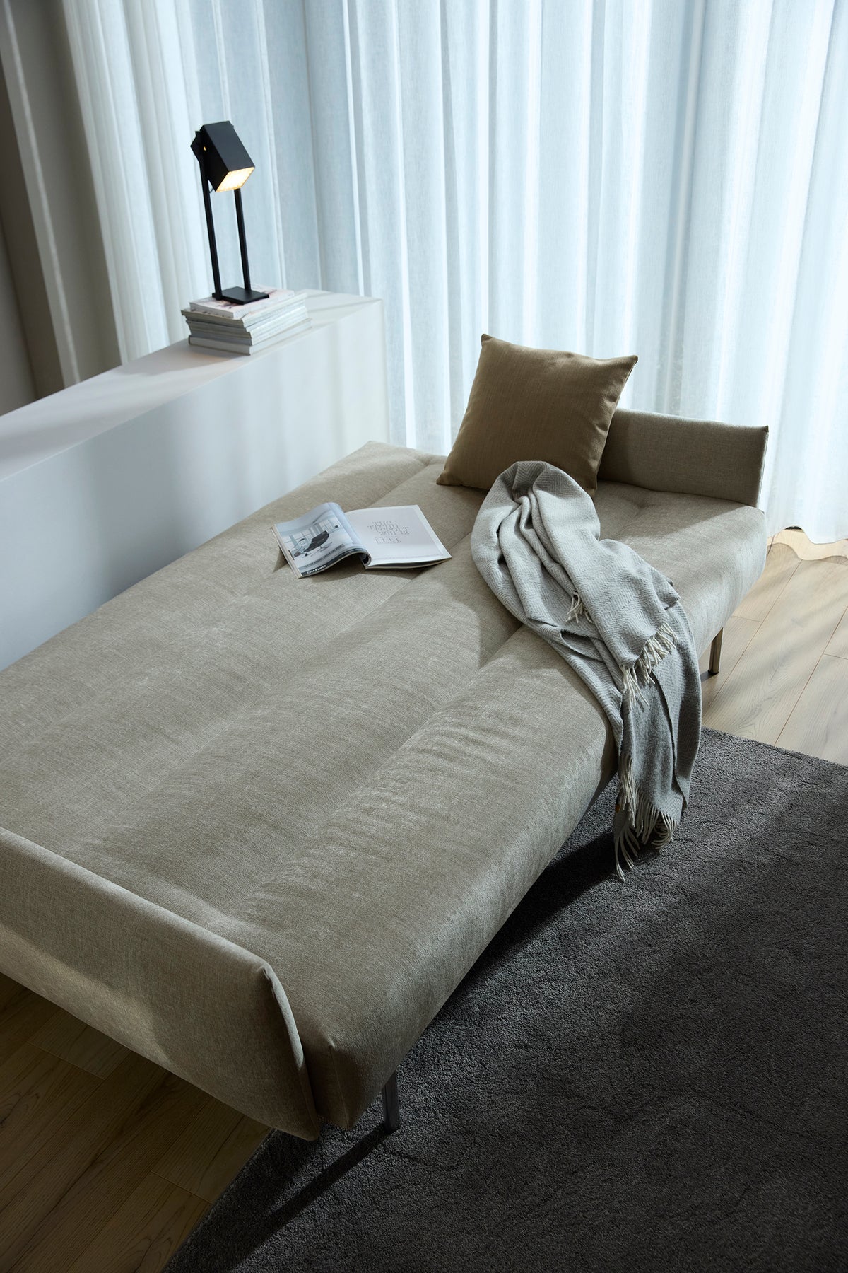 JILLIS Sofa Bed with Arm Rests by Innovation Living, interior
