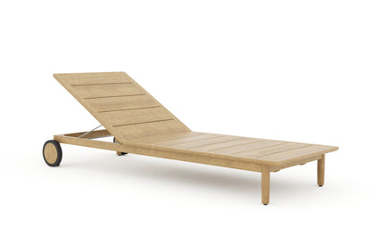 Koster teak sun lounger