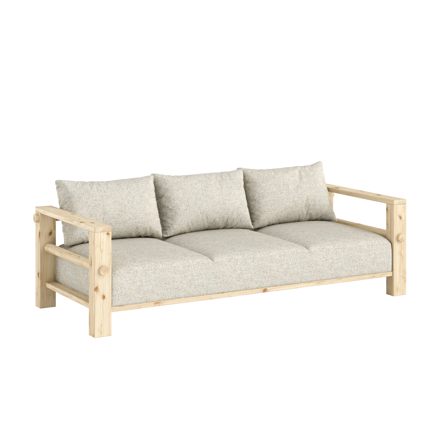 BARE Sofa bed in Soft Chalk — Karup Design