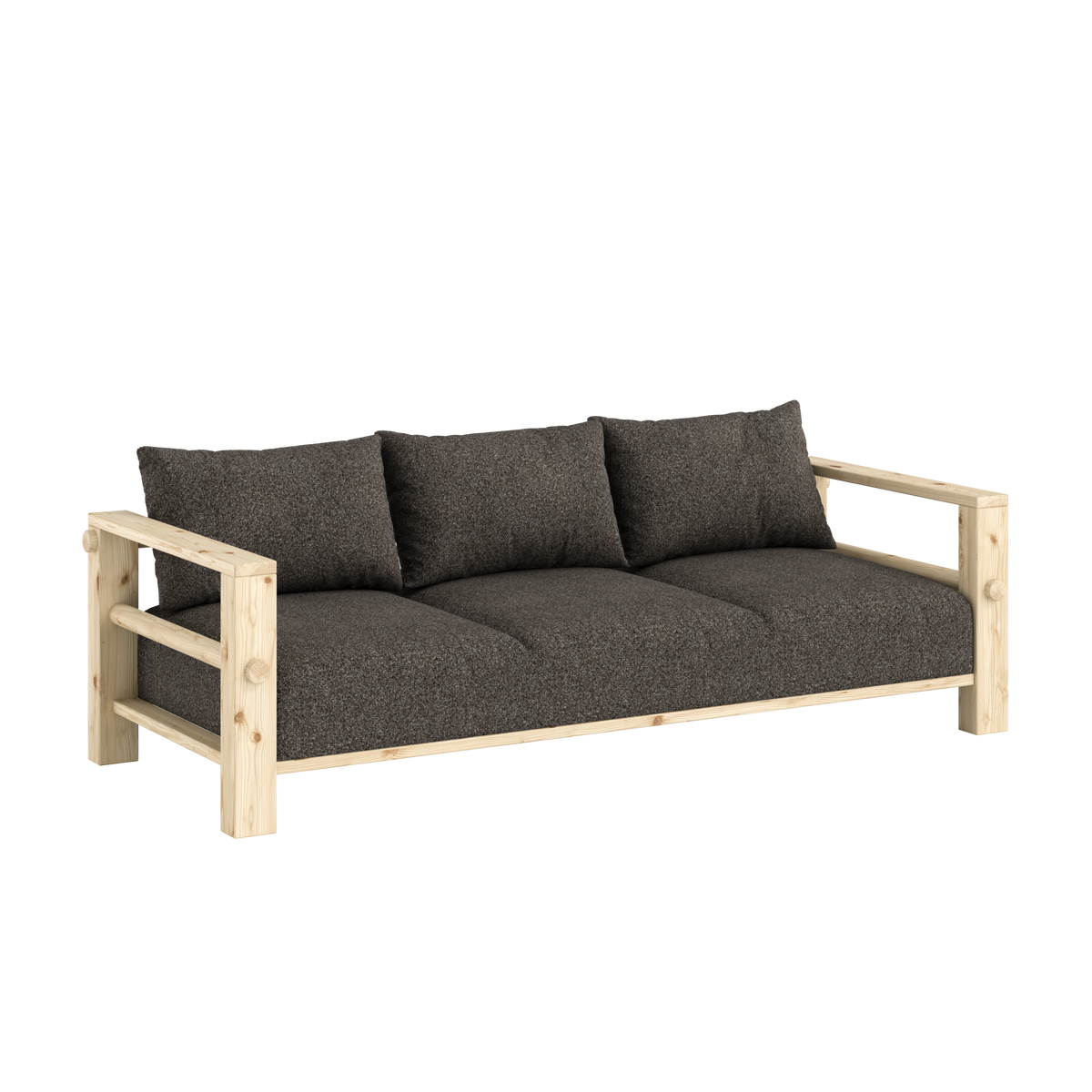 BARE Sofa bed in Raw Pine — Karup Design