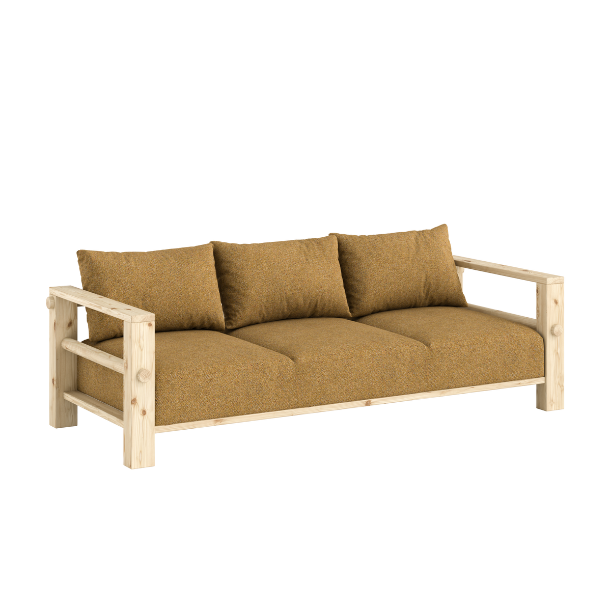 BARE Sofa bed in Raw Pine — Karup Design
