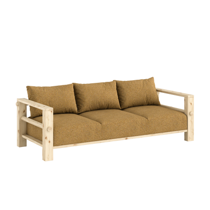 BARE Sofa bed in Raw Pine — Karup Design