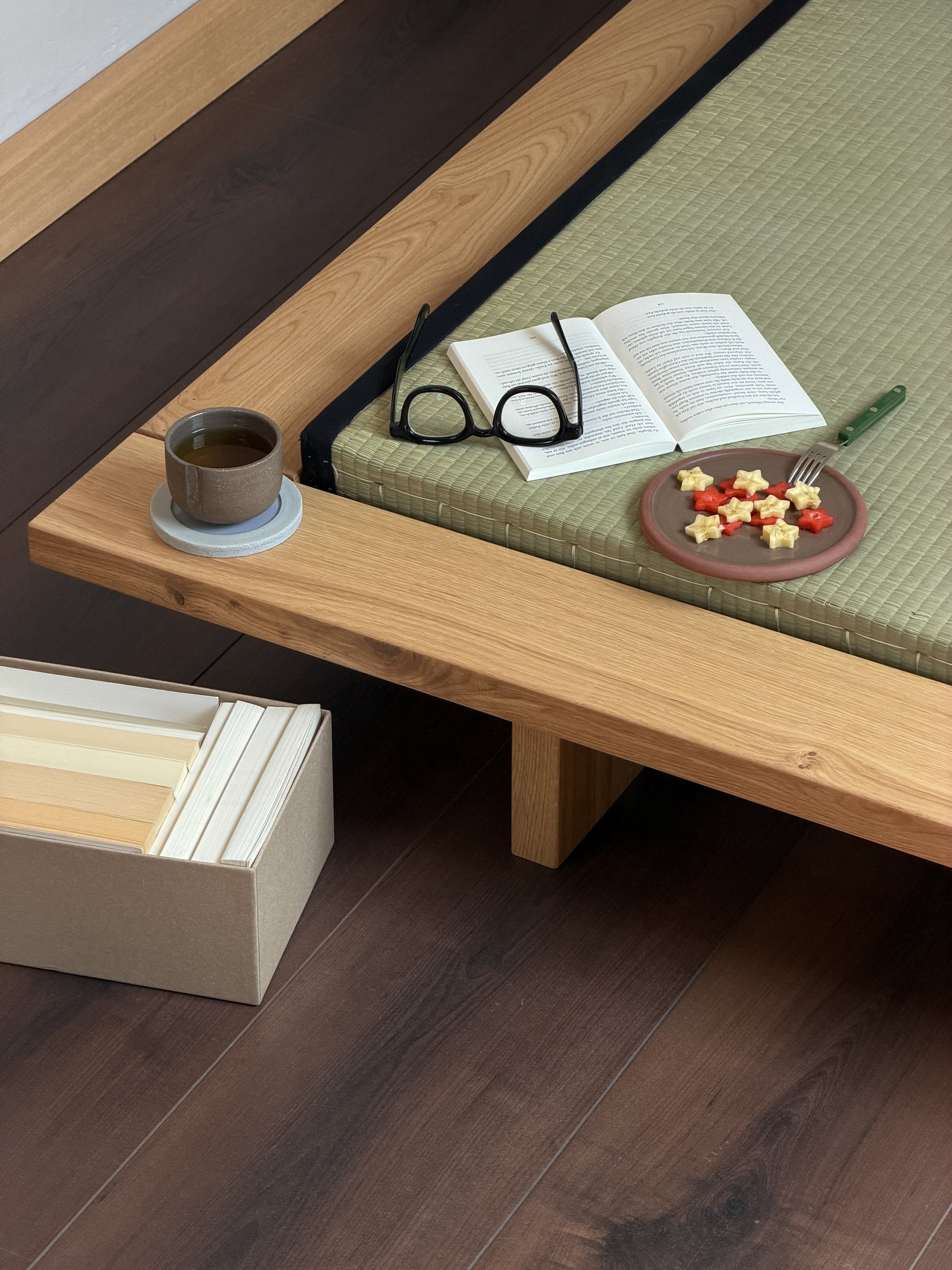 JAPAN Bed oak — Scandinavian piece by Karup Design