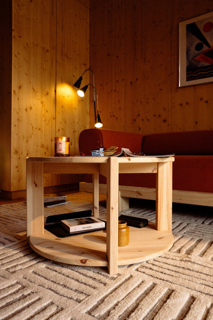 TUCK Coffee table round w. big storage — Scandinavian side table by Karup Design