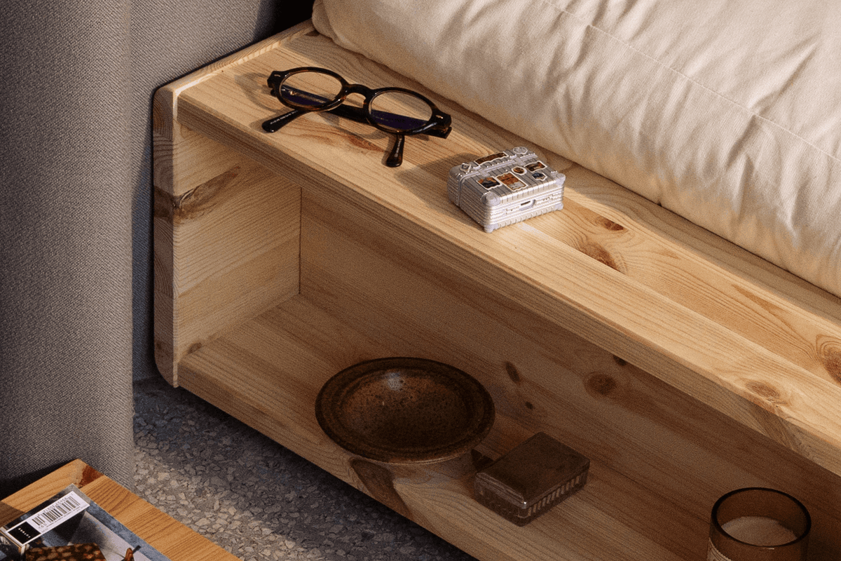ZIGGY Bed — Scandinavian bed by Karup Design