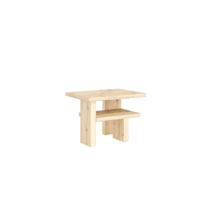 JAPAN Side table in Raw Pine — Karup Design