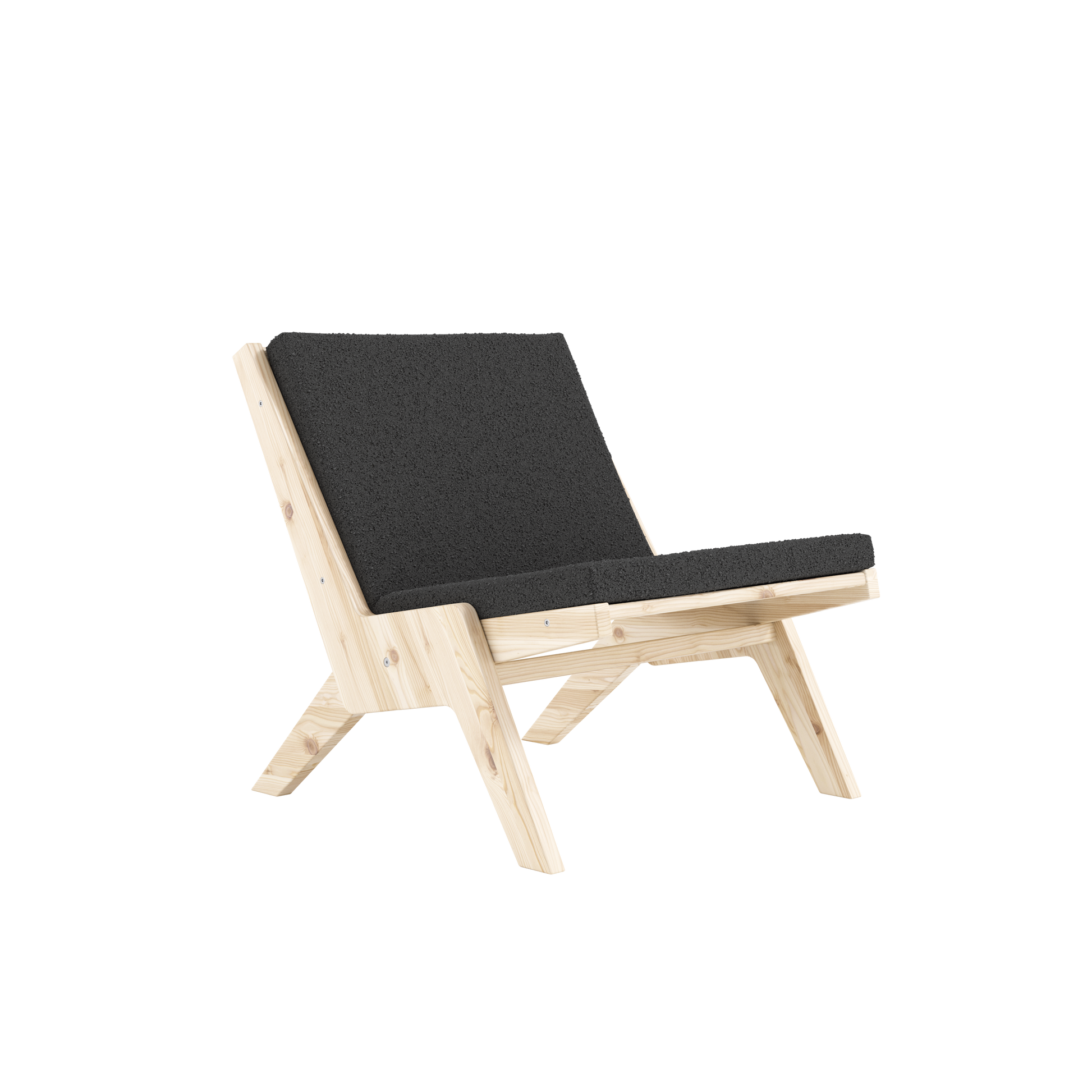 SWAY Lounge chair in Midnight grey — Karup Design