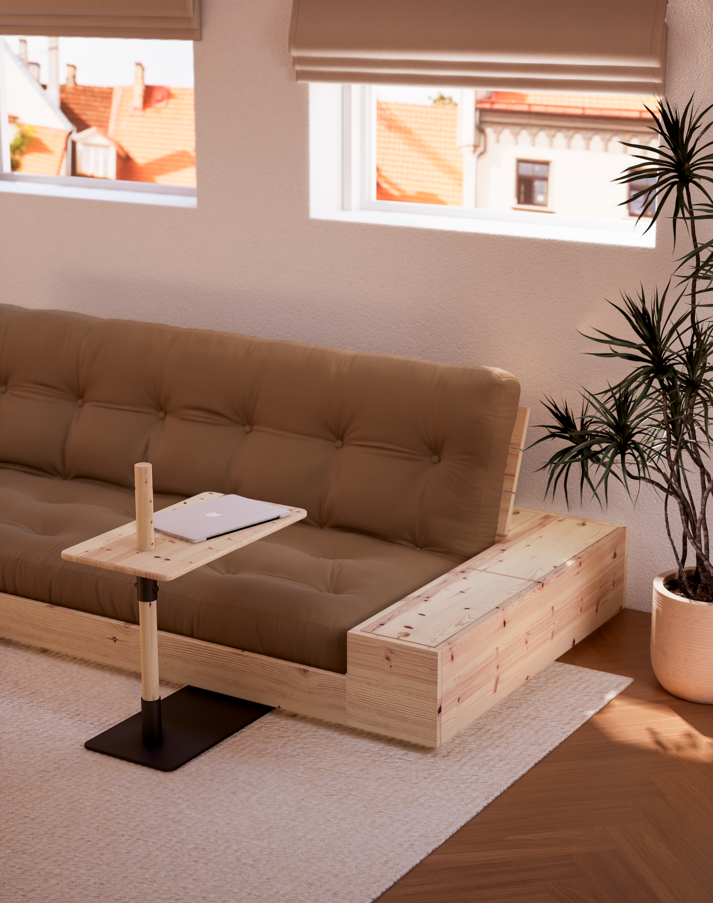BASE Sofa bed 196 cm — Scandinavian sofa bed by Karup Design
