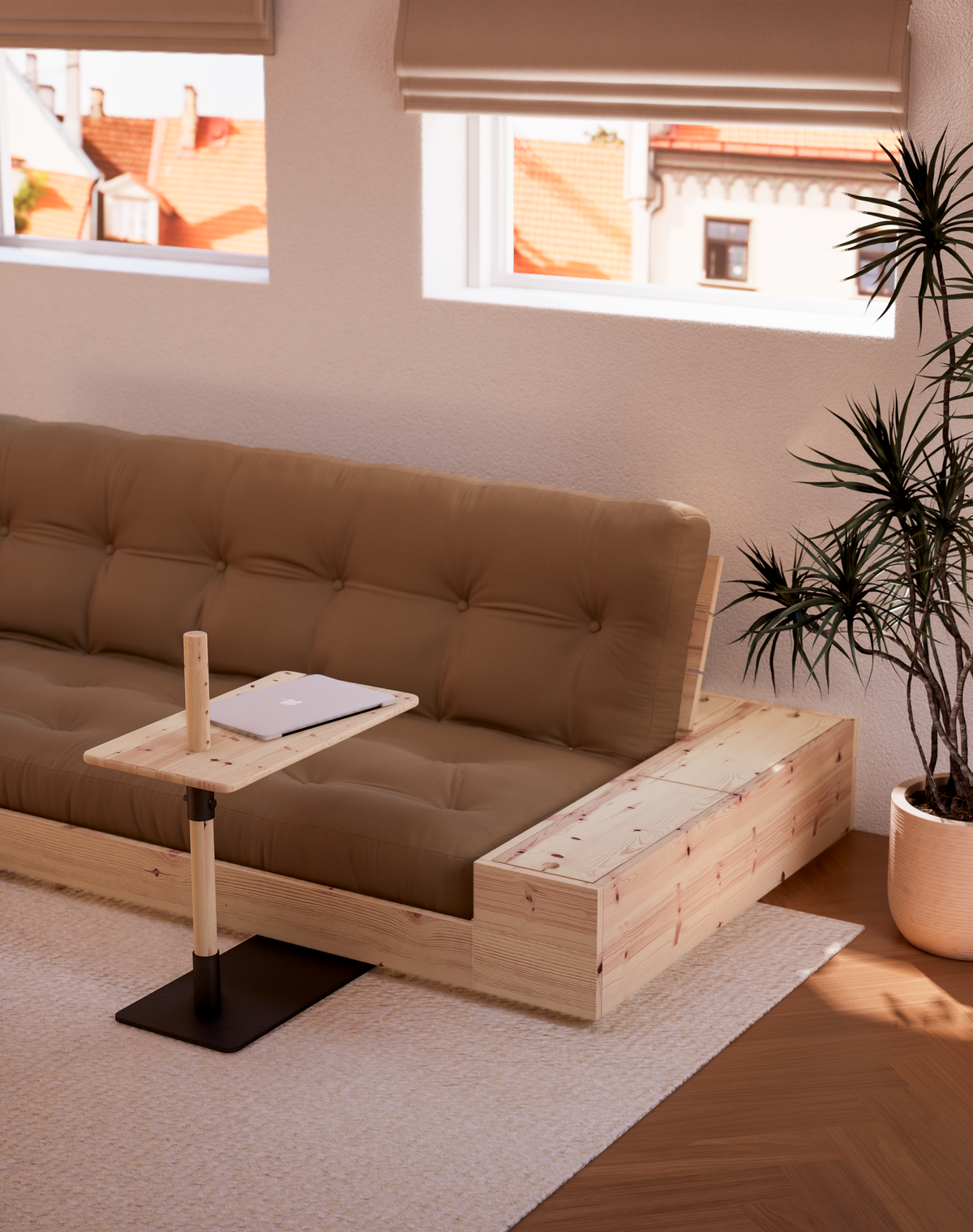 BASE Sofa bed 196 cm — Scandinavian sofa bed by Karup Design