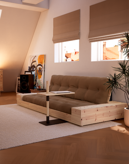 BASE Sofa bed 244 cm (with 2 sideboxes) — Scandinavian sofa bed by Karup Design