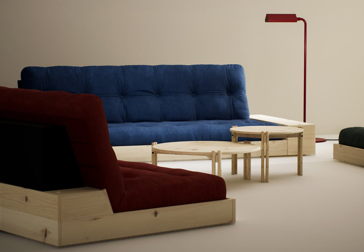 BASE Sofa bed 244 cm (with 2 sideboxes) — Scandinavian sofa bed by Karup Design
