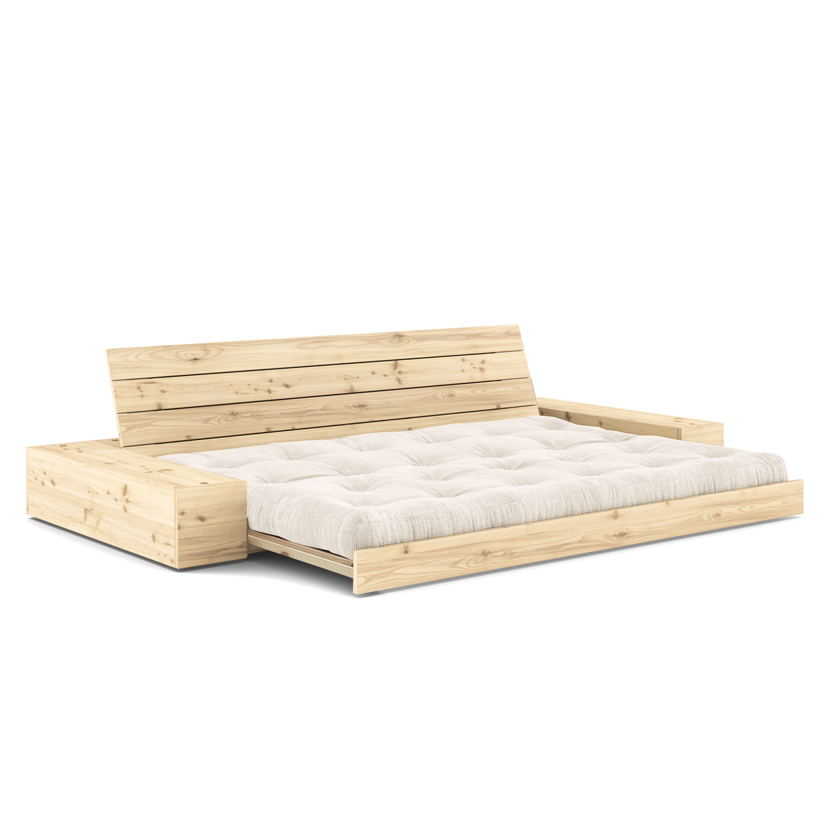 BASE Sofa bed 244 cm (with 2 sideboxes) — Scandinavian sofa bed by Karup Design