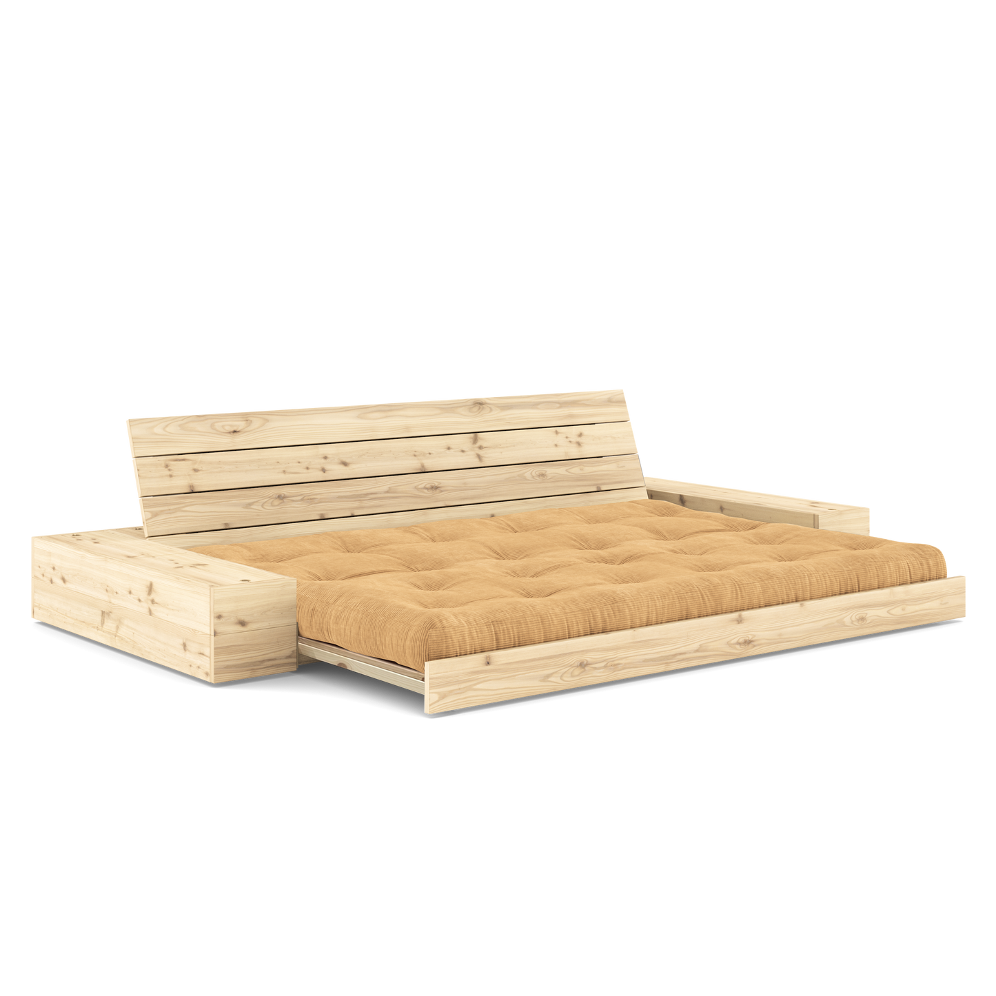 BASE Sofa bed 244 cm (with 2 sideboxes) — Scandinavian sofa bed by Karup Design