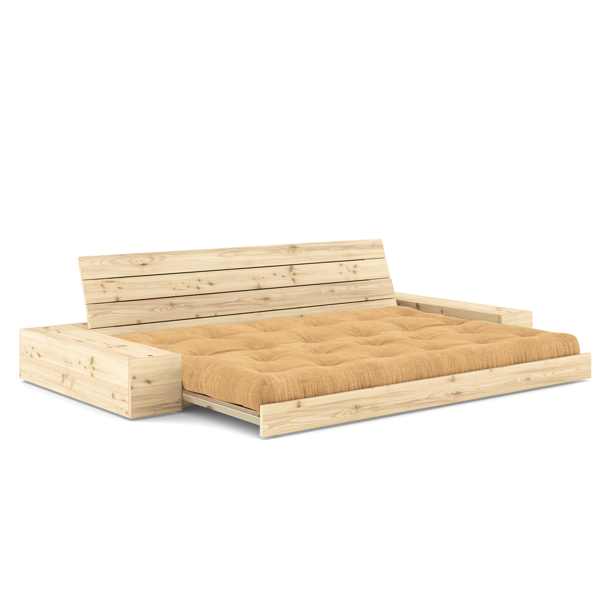 BASE Sofa bed 244 cm (with 2 sideboxes) — Scandinavian sofa bed by Karup Design