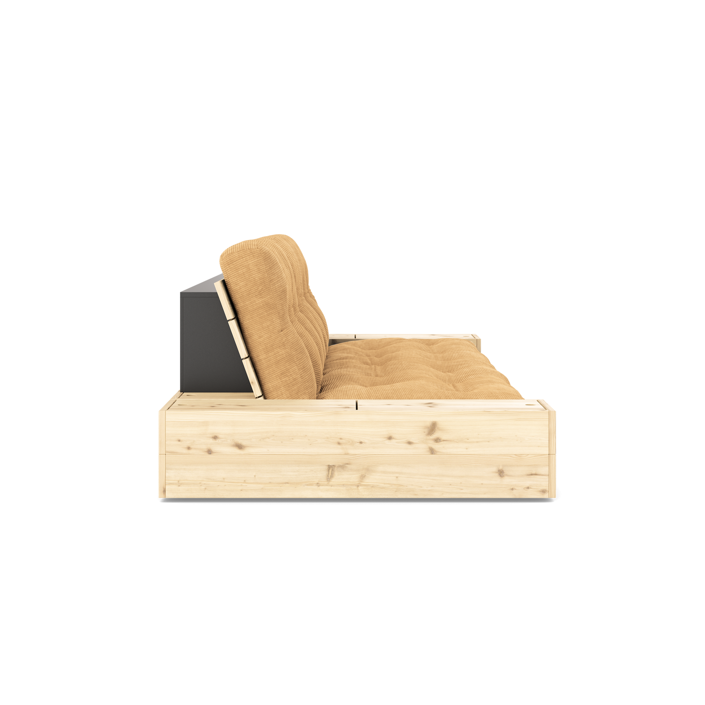 BASE Sofa bed 244 cm (with 2 sideboxes) — Scandinavian sofa bed by Karup Design