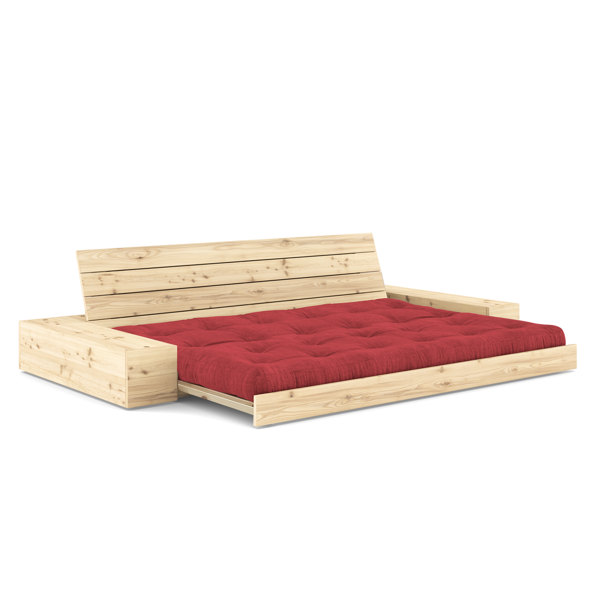 BASE Sofa bed 244 cm (with 2 sideboxes) — Scandinavian sofa bed by Karup Design