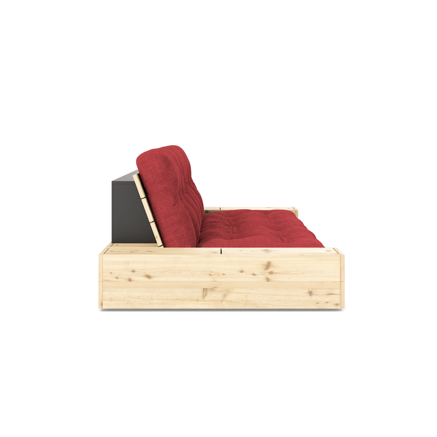 BASE Sofa bed 244 cm (with 2 sideboxes) — Scandinavian sofa bed by Karup Design