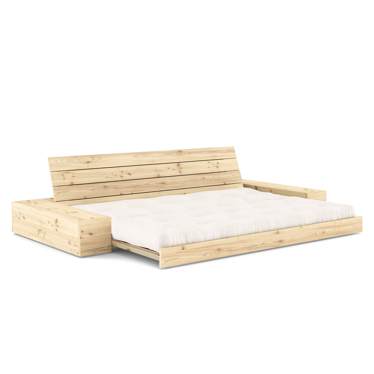BASE Sofa bed 244 cm (with 2 sideboxes) — Scandinavian sofa bed by Karup Design