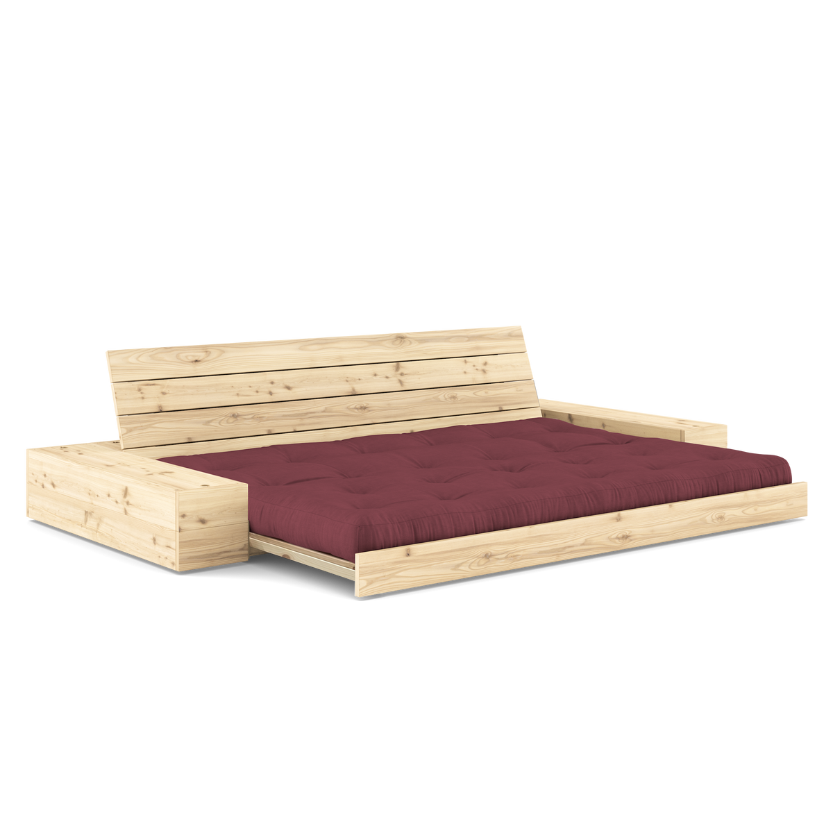 BASE Sofa bed 244 cm (with 2 sideboxes) — Scandinavian sofa bed by Karup Design