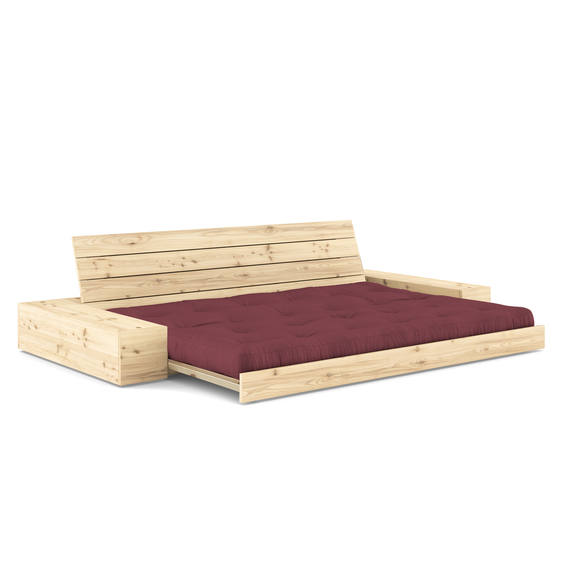 BASE Sofa bed 244 cm (with 2 sideboxes) — Scandinavian sofa bed by Karup Design