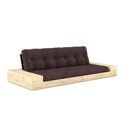 BASE Sofa bed 244 cm (with 2 sideboxes) in Black Night — Karup Design