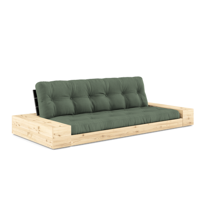 BASE Sofa bed 244 cm (with 2 sideboxes) in Black Night — Karup Design