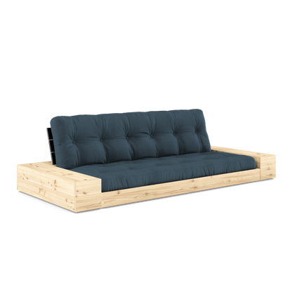 BASE Sofa bed 244 cm (with 2 sideboxes) in Black Night — Karup Design