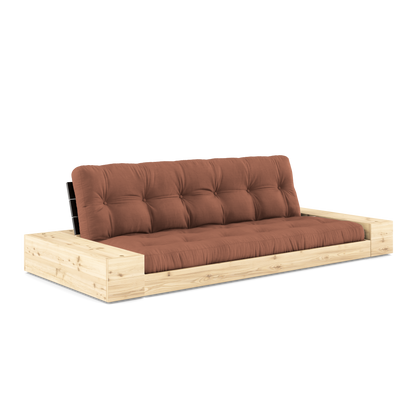 BASE Sofa bed 244 cm (with 2 sideboxes) in Black Night — Karup Design