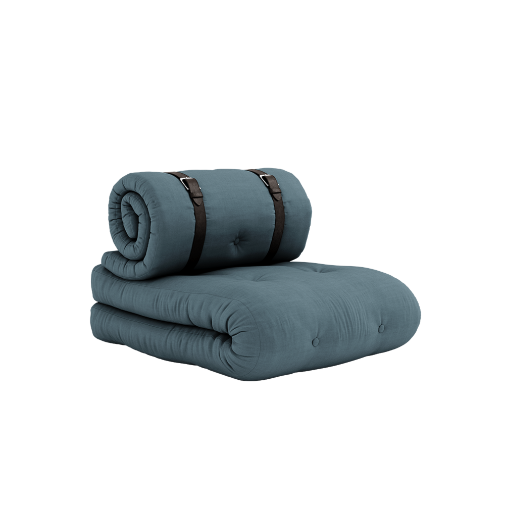 BUCKLE-UP Chair in Petrol Blue — Karup Design