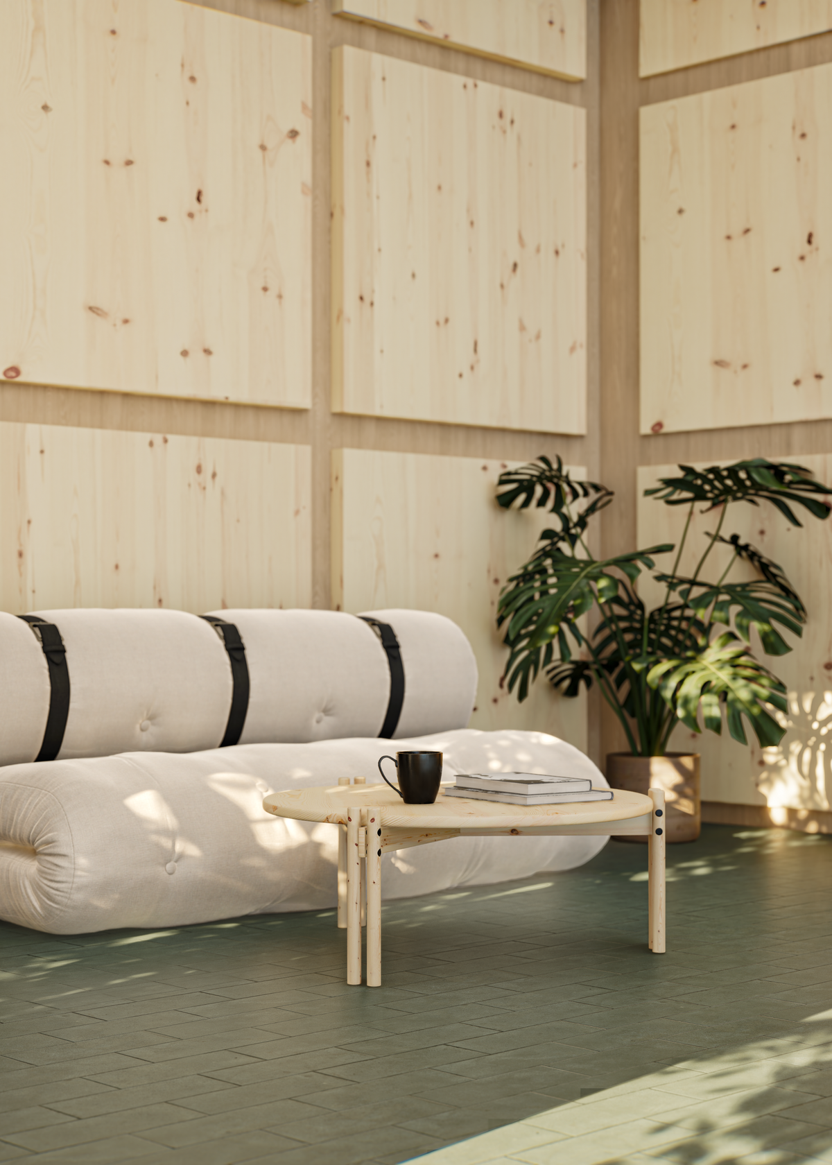 BUCKLE-UP Sofa — Scandinavian sofa bed by Karup Design