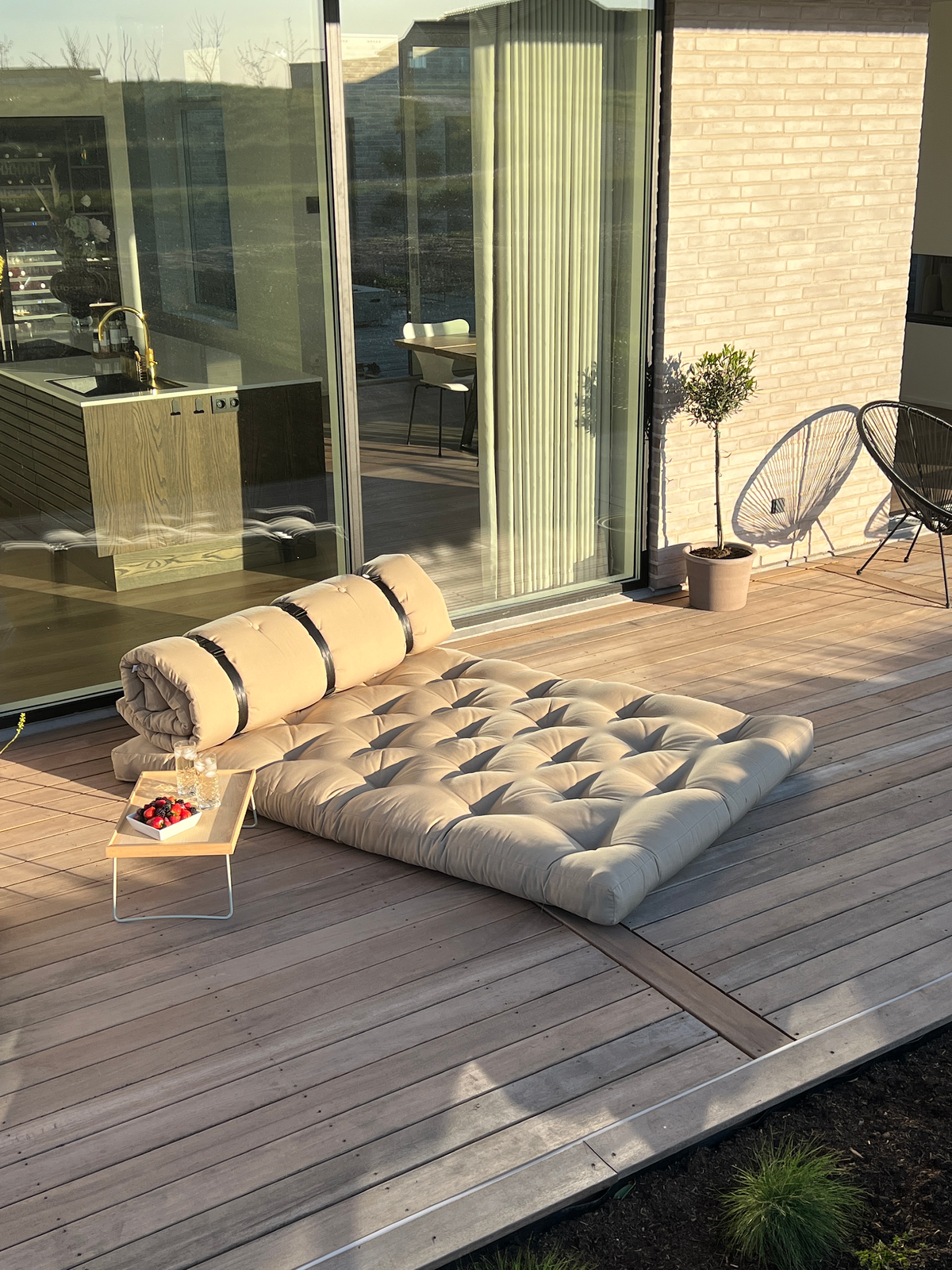 BUCKLE-UP Sofa out™ — Scandinavian sofa bed by Karup Design
