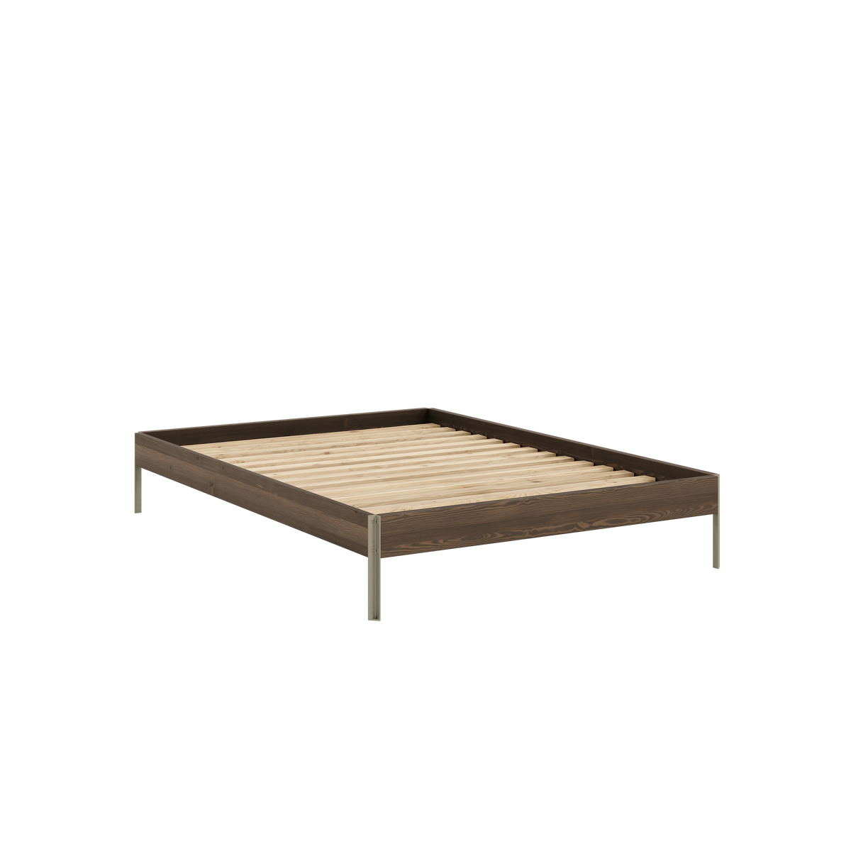 CORE Bed in Carob Brown / Sage Green — Karup Design
