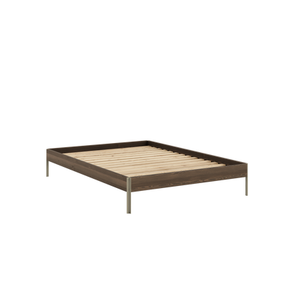CORE Bed in Carob Brown / Sage Green — Karup Design