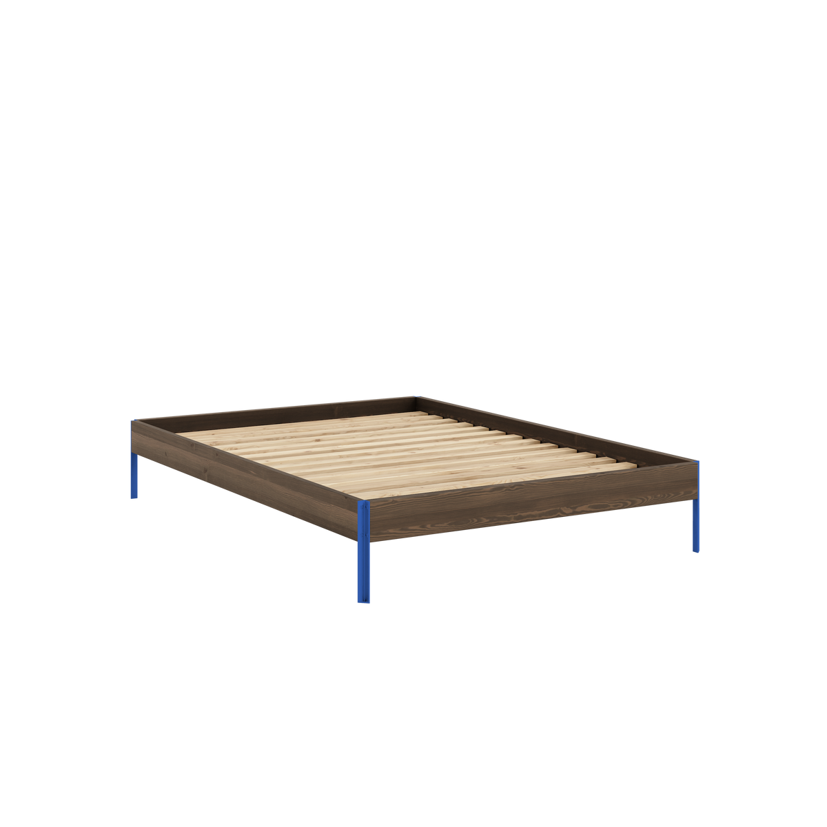 CORE Bed in Carob Brown / Vivid Blue — Karup Design