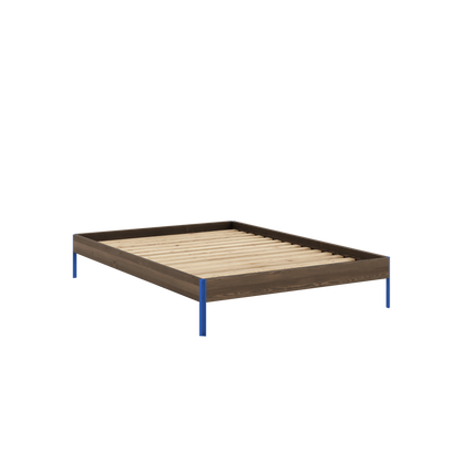 CORE Bed in Carob Brown / Vivid Blue — Karup Design