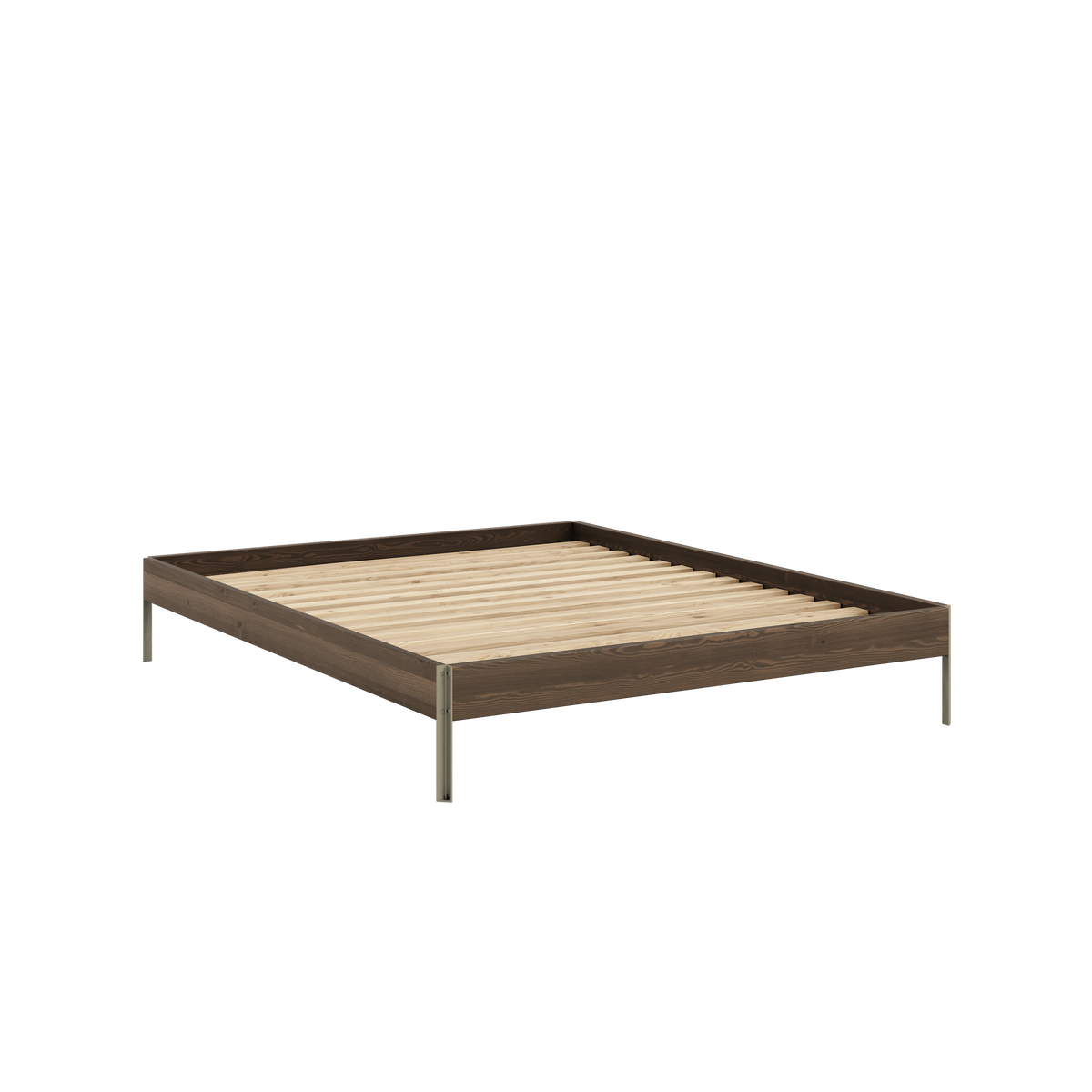 CORE Bed in Carob Brown / Sage Green — Karup Design