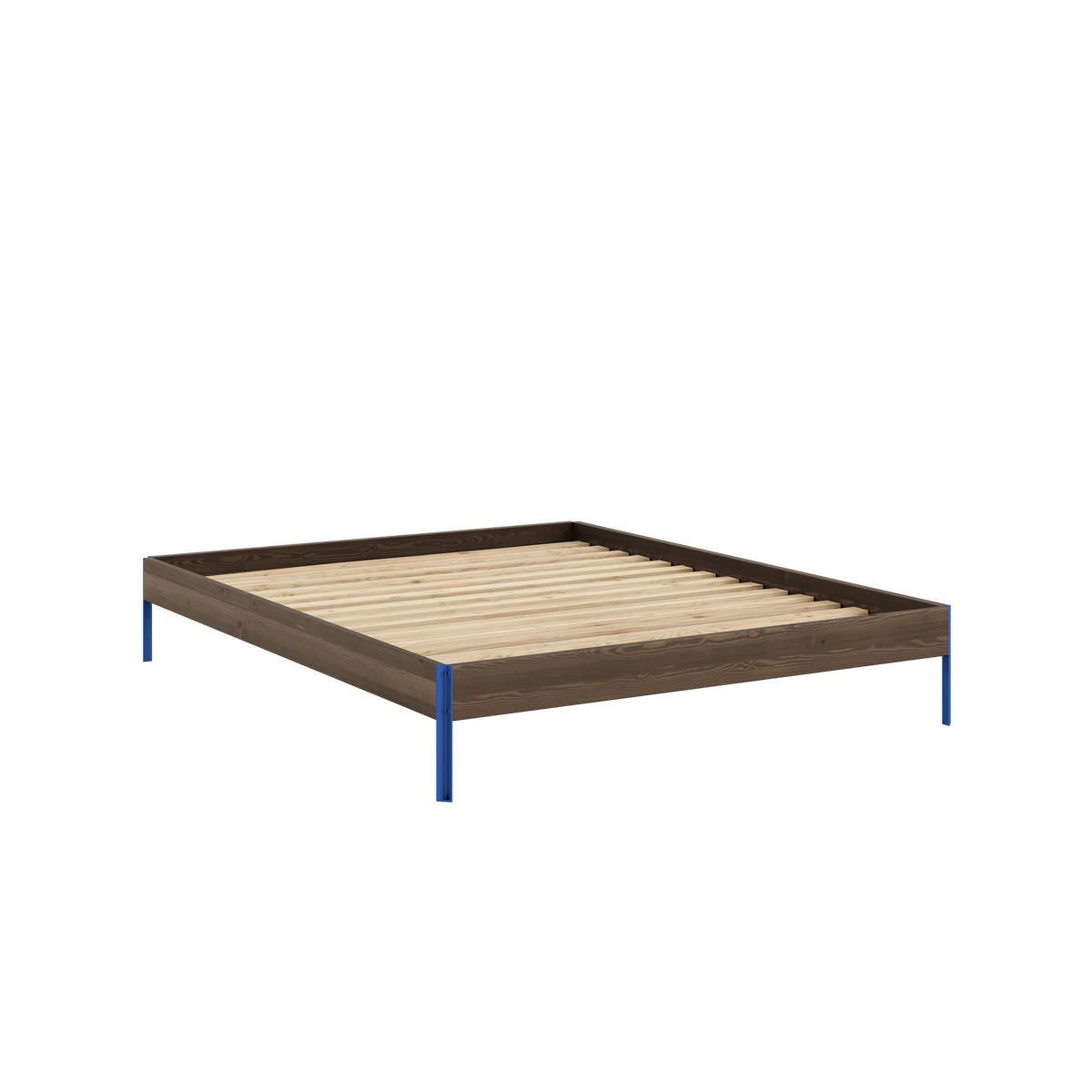 CORE Bed in Carob Brown / Vivid Blue — Karup Design