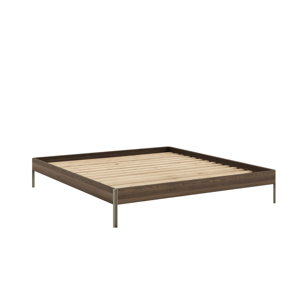 CORE Bed in Carob Brown / Sage Green — Karup Design