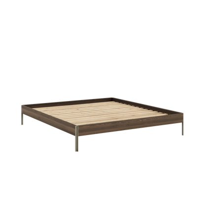CORE Bed in Carob Brown / Sage Green — Karup Design